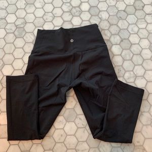 Lululemon wunder under crop size 6